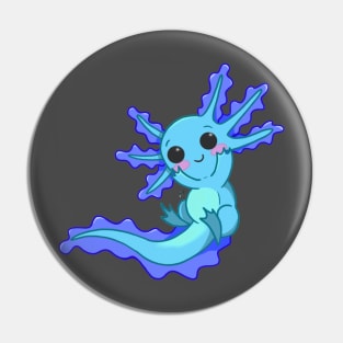 Blue Axolotl Pin