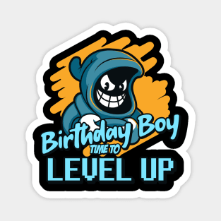 Birthday Boy Time To Level Up Magnet