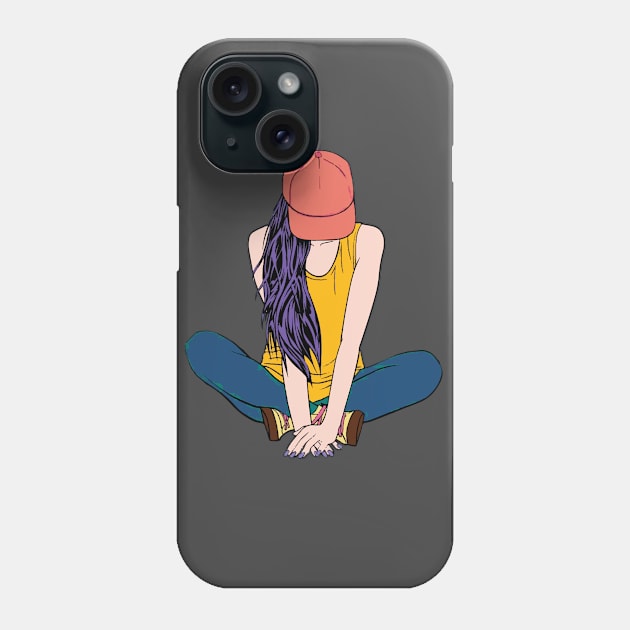 cool girl Phone Case by Soozy 