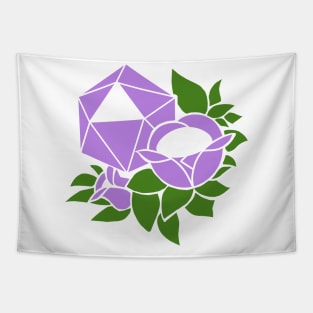 Pretty Poly Rose Genderqueer Pride Tapestry