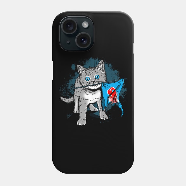 Funny Cute Kitty Kitten Gift For Cat Lovers Phone Case by BoggsNicolas