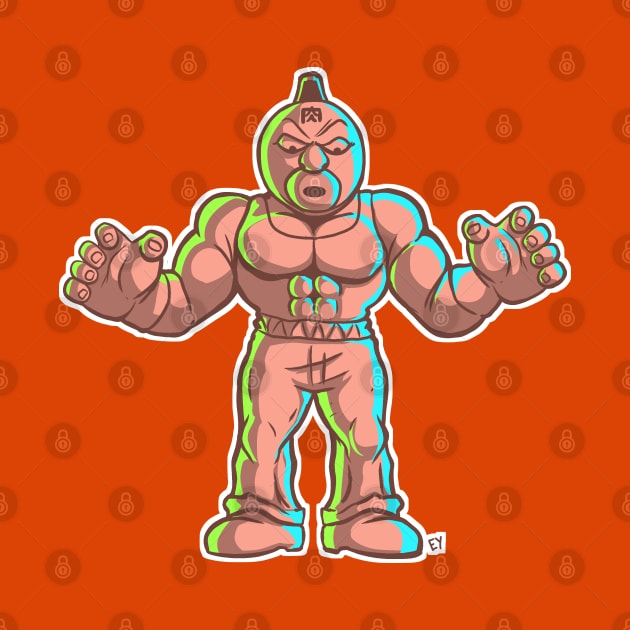 Wrestler Toy by Iggycrypt