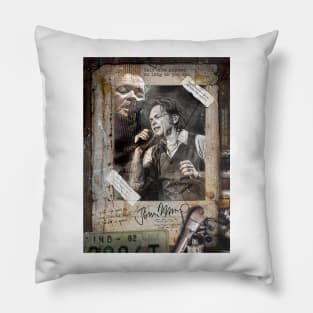 John Mellencamp Collage Pillow