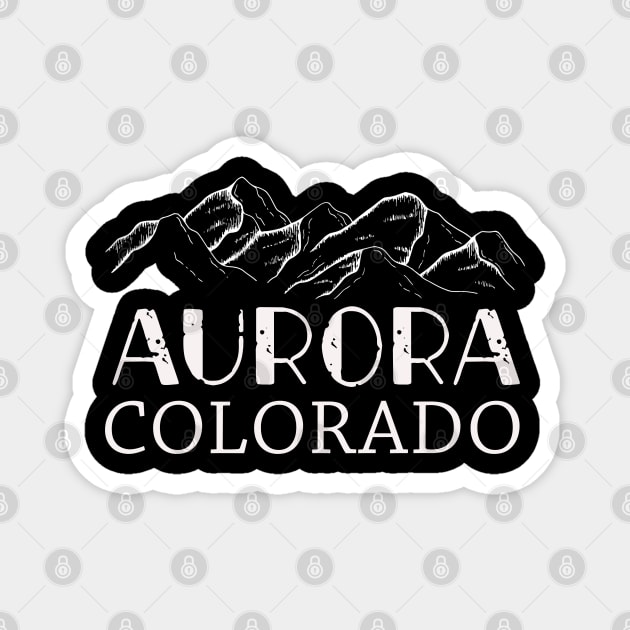 Aurora Colorado aurora Co Colorado Magnet by BoogieCreates