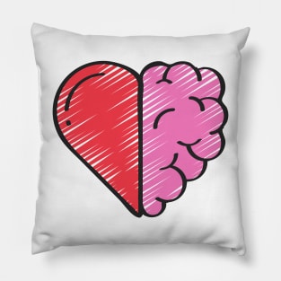 Brain and Heart Pillow