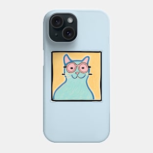 cute kitty drawing Phone Case