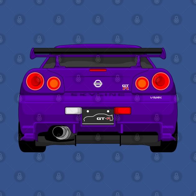 GTR R34 PURPLE by VENZ0LIC