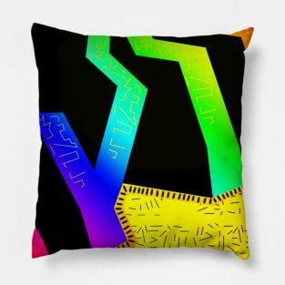 disco walls Pillow