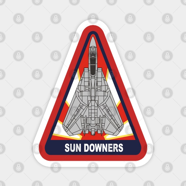 F14 Tomcat - VF111 Sundowners Magnet by MBK