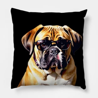 BULLMASTIFF WATERCOLOR STYLE Pillow