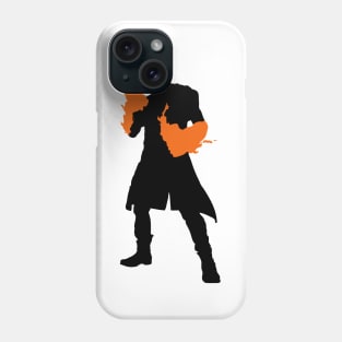 Dante's Fire Hands Silhouette Phone Case