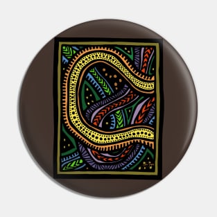 Abstraction of Life Pin