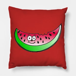 Happy Watermelon Doodle Pillow