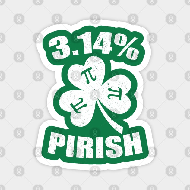 Pi Day St. Patrick's 3.14 Irish Funny Pirish Math Teacher Magnet by LEGO