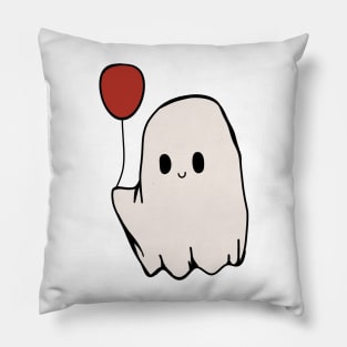 Balloon loving Ghost Pillow