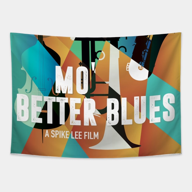 Mo Better Blues - Alternative Movie Poster Tapestry by MoviePosterBoy