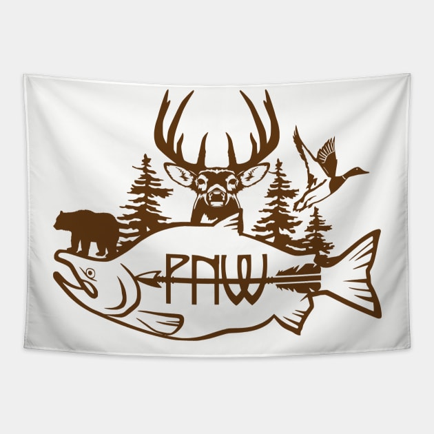 PNW Outdoors Tapestry by Fisherbum