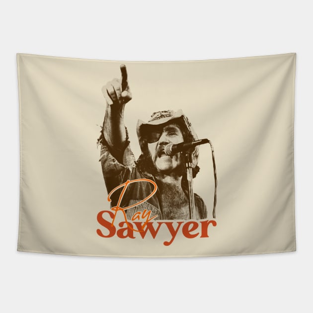 Ray Sawyer Dr Hook Tapestry by darklordpug