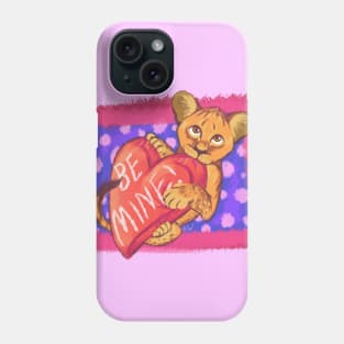 Lion Cub Valentine Phone Case