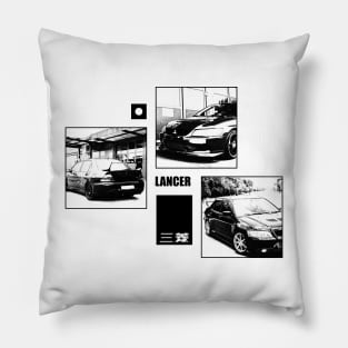 MITSUBISHI LANCER EVO IX Black 'N White Archive Pillow