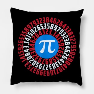 Funny Pi Shirt american flag Math Lovers gift ideas Pillow