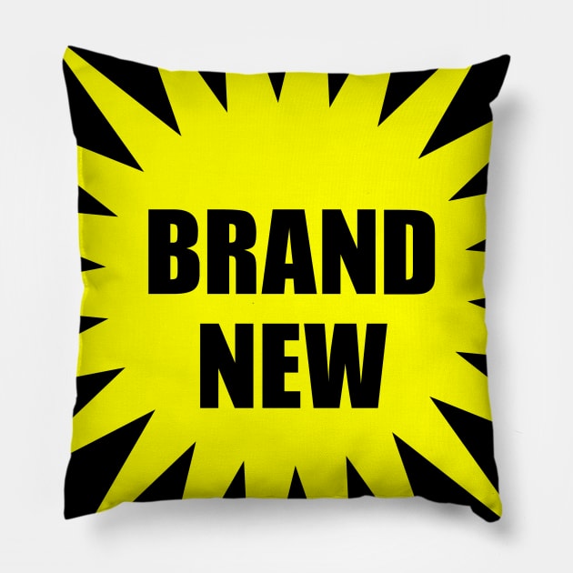 Brand new - newly wed - newly born - sale Pillow by Shirtbubble