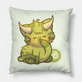 Zodiac Taurus - Astrology Horoscope Cat Pillow