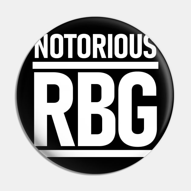 Notorious RBG Ruth Bader Ginsburg Pin by Etopix