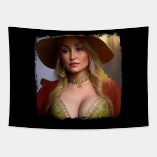 Young Dolly Parton - Retro Vintage Tapestry