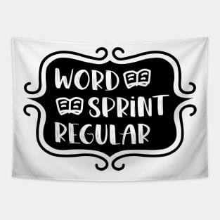 Word Sprint Regular - Writing Typography Tapestry