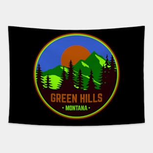 Green Hills Montana Tapestry