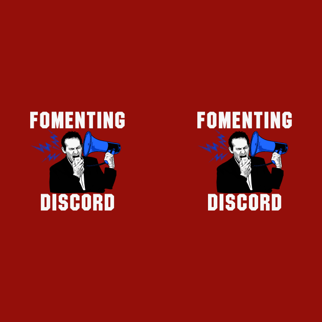 Fomenting Discord - White Text Mug by The Jimmy Dore Show