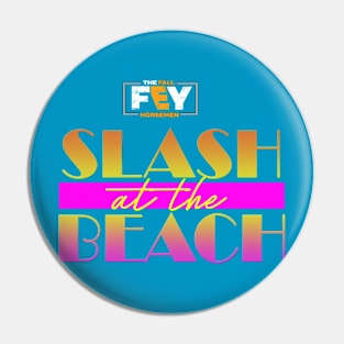 The Fall Horsemen Slash at the Beach Event Design Pin