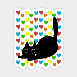 Cat in love Magnet