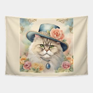 Vintage Decorative Cat Tapestry