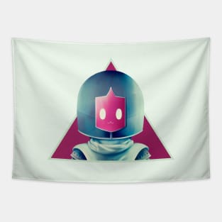 Strange Kawaii Knight Tapestry