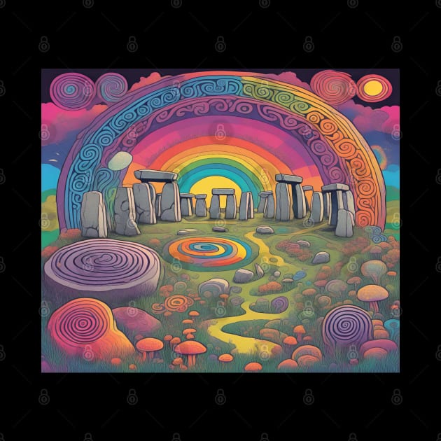 Stonehenge Mushroom Dream by drumweaver