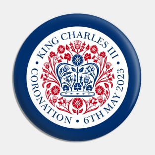 King Charles III Official Coronation Emblem Pin