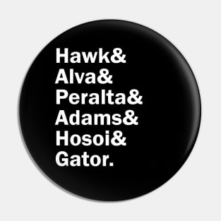 Funny Names x Skateboarders Pin