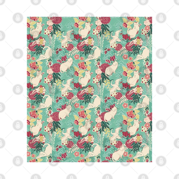 Kimono Cats lovers design by Meows in Clouds
