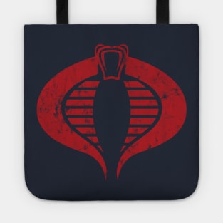 Distressed Cobra Snake Tote