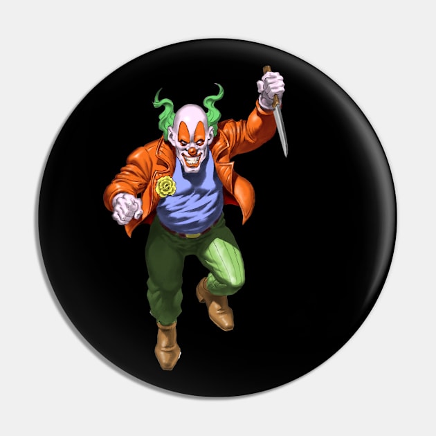 Scary Clown Pin by Paul_Abrams