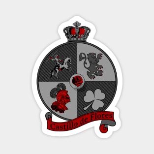 Castillo de Flores Logo Magnet