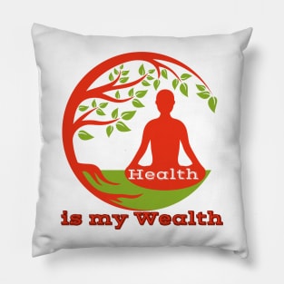 Healthy lifestyle Pillow