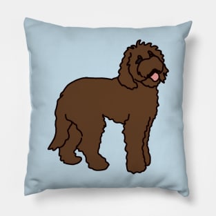 labradoodle pocket tee Pillow