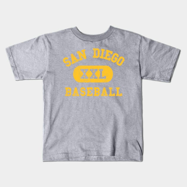 MLB SAN DIEGO Padres Vintage Retro Print Baseball 100% Cotton