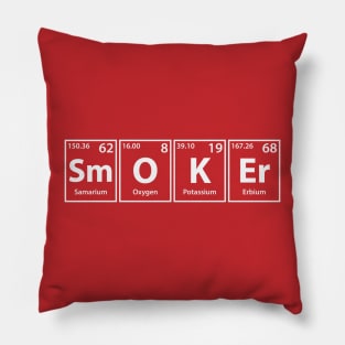 Smoker (Sm-O-K-Er) Periodic Elements Spelling Pillow