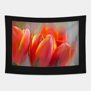 Abstract Tulips Tapestry
