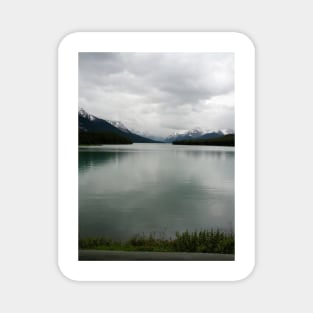 Canadian Lake View Under Clouds Magnet