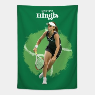 Martina Hingis cartoon Tapestry